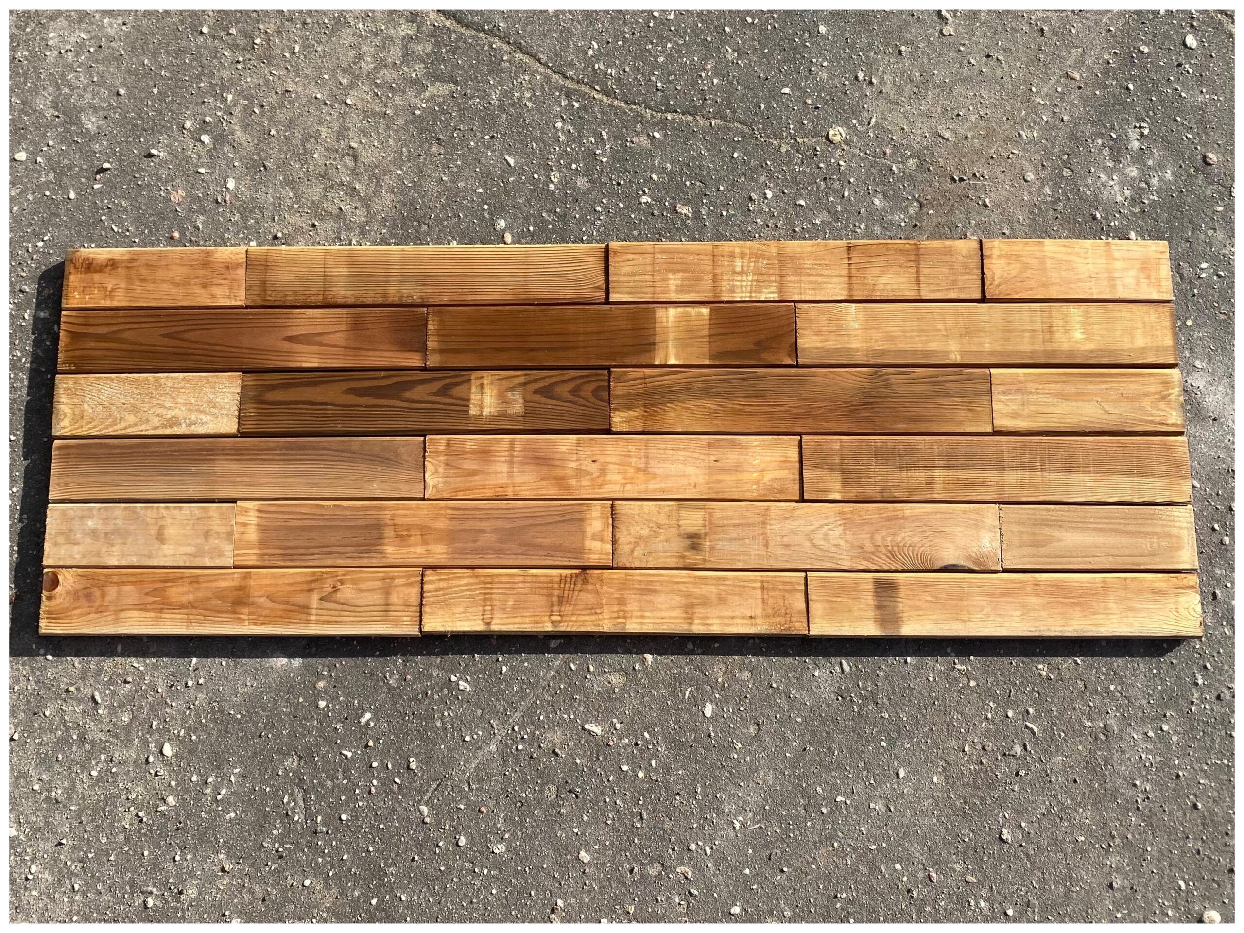 wooden tile for coverage