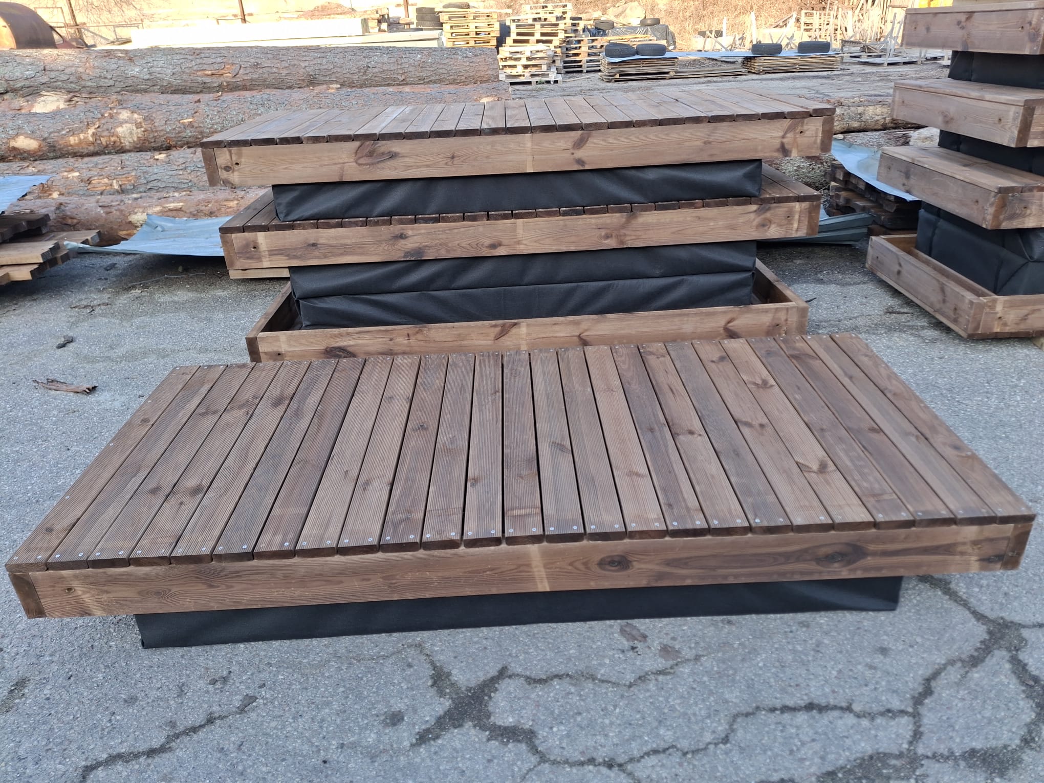 pontoon decks wooden wooden pontoon blocks